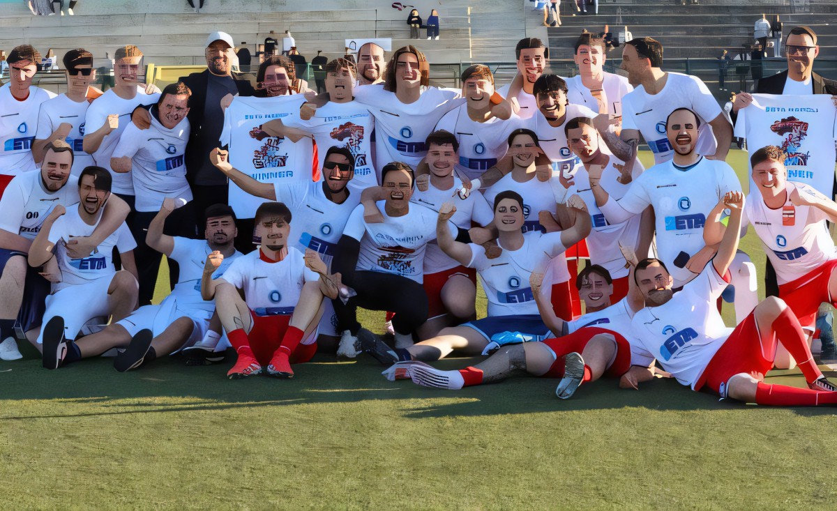Zeta Napoli li fa neri: 3-0 all’Atletico Sant’Agata e scudetto con doppietta Calaiò Zeta Napoli li fa neri: 3-0 all’Atletico Sant’Agata e scudetto con doppietta Calaiò