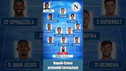 Napoli-Como probabili formazioni: tre possibili novit� per Conte
