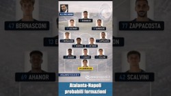 Atalanta-Napoli probabili formazioni: la novit� al posto di McTominay