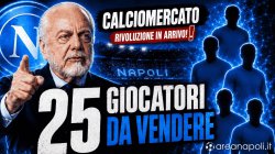 I 25 giocatori che il Napoli deve vendere