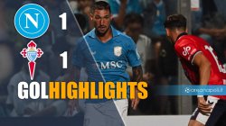 Napoli-Celta Vigo: 1-1, gol e highlights. Rete di Di Lorenzo, errore Meret