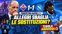 Fiorentina-Napoli, Allegri sbaglia i cambi? Tegola Anguissa